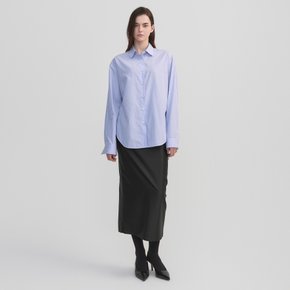 Side Unbalance Stripe Shirt