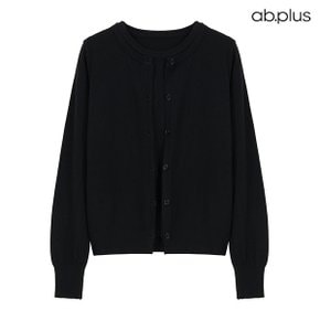 [ab.plus/신상] 라운드 반팔 니트 가디건 세트 (LSZ4MY38A)