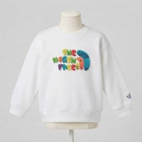 노스페이스 키즈 키즈 컬러패스 스웻셔츠 IVORY NM5MS06S