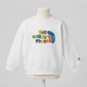 노스페이스 키즈 키즈 컬러패스 스웻셔츠 IVORY NM5MS06S