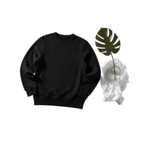 MERZ B. SCHWANEN 346 Men`s Loopwheeled Sweatshirt, 12oz, Classic Fit, Deep Black (346 99)