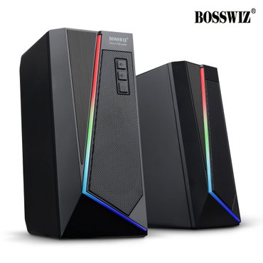 한성 BOSSWIZ RGB LED 2채널 USB 스피커 OCS-S20