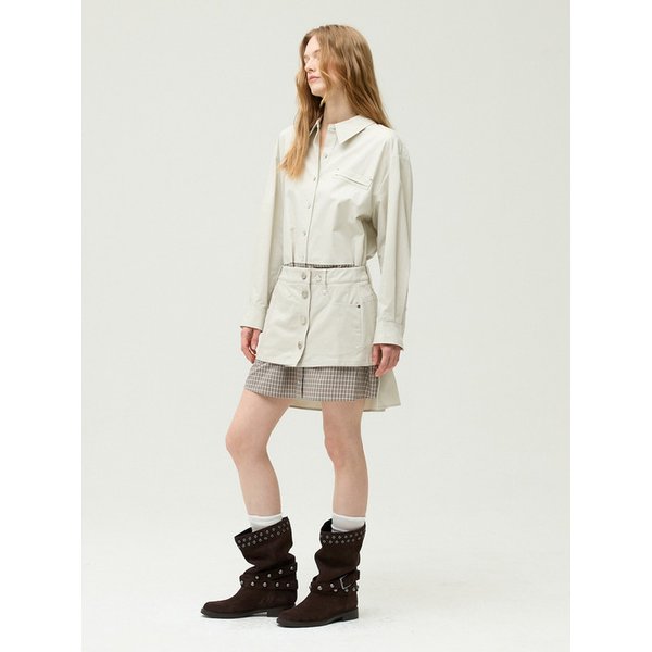 투톤 레이어드 셋업 원피스 EMQ3WOP020