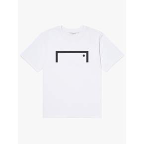 AIR MESH BIG LOGO TEE-WHITE