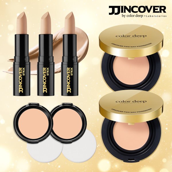 최신상 (찐커버) 컨실러 스틱 x 3개 + 컬러딥 투웨이 팩트 (본품 2개+리필 2개)