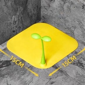 미니멀 쑥쑥이 냄새차단 욕실 실리콘 배수구 덮개 옷자락
