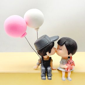 환상의짝꿍 차량용 장식 피규어 자동차 꾸미기