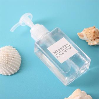 셀러허브 욕실 디스펜서 투명 리필용기 /100ml 공병 펌프용기 (S7214274)