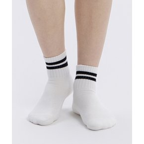 N265ASO040 스트라이프 미들 삭스 BLACK 운동양말 N265ASO04009...
