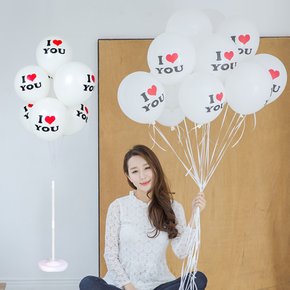 풍선꽂이장식세트130cm(아이러브유2도) 파티풍선 장식