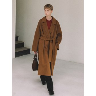 시야쥬 SIOT4129 캐시미어 블렌드 핸드메이드 코트_Camel brown