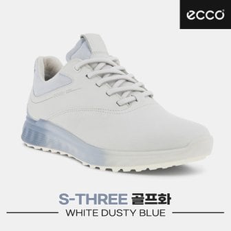 에코 [에코코리아정품]2023 에코 S-쓰리(S-THREE) 골프화[화이트&더스티블루][102963-60618][여성용]