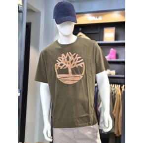 [여주점] [여주점] 남여공용 카모 트리 반팔 티셔츠 카키 (A2Q5Q 302)