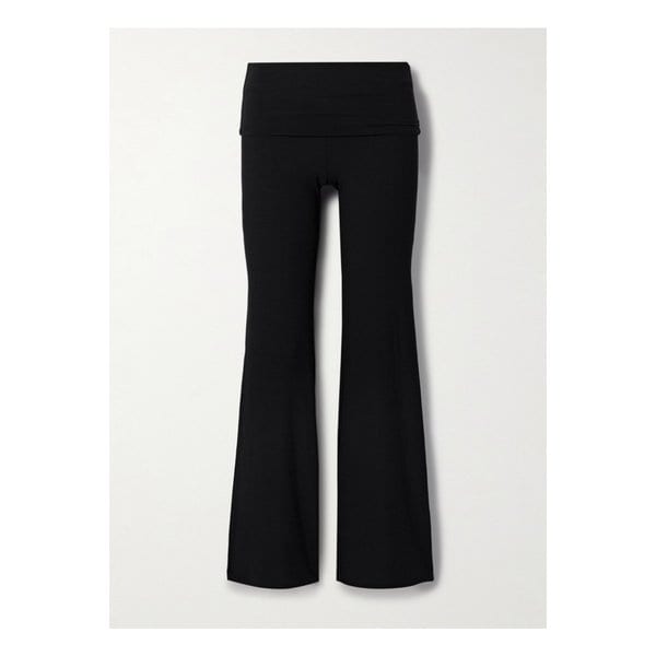 스킴스 소프트 라운지 골지 폴드오버 팬츠 오닉스 블랙 46376663162836292