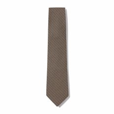 brown micro pattern tie_CAAIX24113BRX