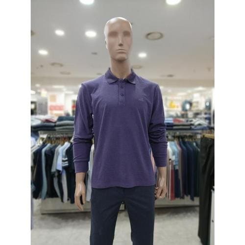 크로커다일 세이브존05 요꼬에리 자가드 베이직 티셔츠 퍼플 ACTP3703 29(1)