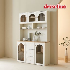 코넬 버터 1200C 유리도어 주방수납장 세트 DGJ106C