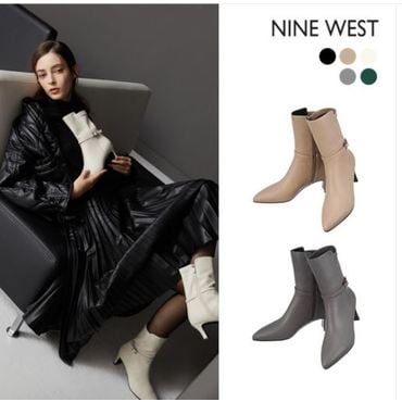 NINE WEST 나인웨스트 바네사 스트레치 하프부츠 NW030