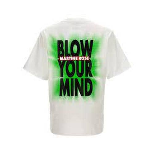 마틴로즈 반팔 티셔츠 MTRM241PRTS030WH WHITE BLOW YOUR MIND DOM