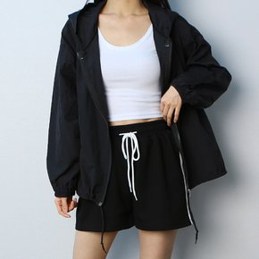 (살안타) 간절기  바람막이 후드 집업