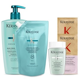 케라스타즈 [12월/SSG단독] 세트 방 포스 아키텍트 대용량 샴푸 1L (본품 500ml + 리필 500ml)