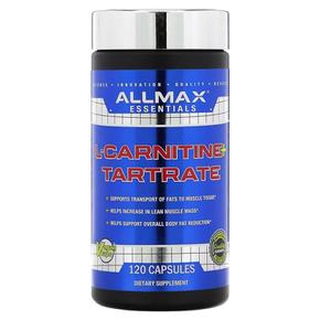 [해외직구] ALLMAX 올맥스 L-카르니틴 + 타르트레이트 120캡슐 2팩