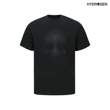 하이드로겐 남성 빅스컬 그래픽 반팔라운드 H11D2TR315