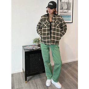 25FW 키즈 여성 퀄트 라인 우븐 트윌 자켓 A85WV0MS