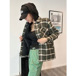 25FW 키즈 여성 퀄트 라인 우븐 트윌 자켓 A85WV0MS