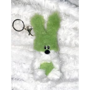 Green rabbit keyring