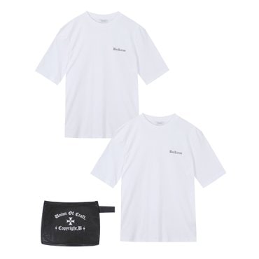 버커루 2PACK 로고 반팔 티셔츠(B255Z1092P)