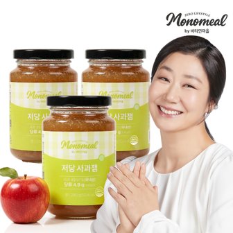 비타민마을 모노밀 저당 사과잼 알룰로스 280g x 3개