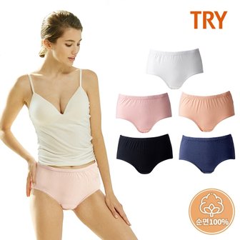 TRY [트라이] 여성 로맨스 맥시팬티 5매 G50