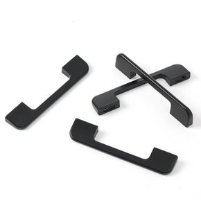 모던시크 블랙 가구 서랍손잡이 4세트 96mm 씬 (S28441804)