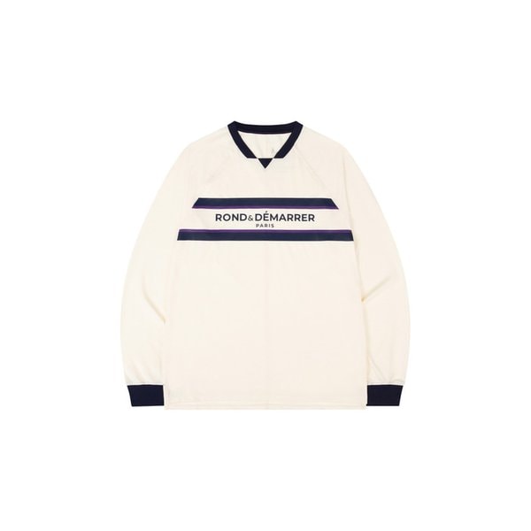 [남녀공용] 스트라이프 메쉬 롱 슬리브