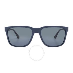 4825994 Emporio Armani Dark Blue Rectangular Mens Sunglasses 93122789