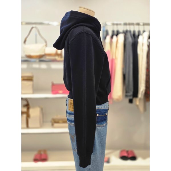 [여주점] 바코드 크롭  집업후드 스웨트 (170955280555)