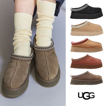 UGG 미국 어그 타즈 GS 플랫폼 슬리퍼 5컬러 우먼스 겨울 양털 키높이 스웨이드 샌들