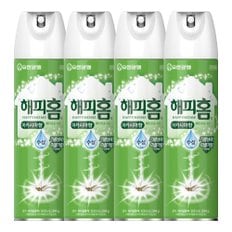 해피홈 에어로솔 수성 아카시아향 500ml X 4개