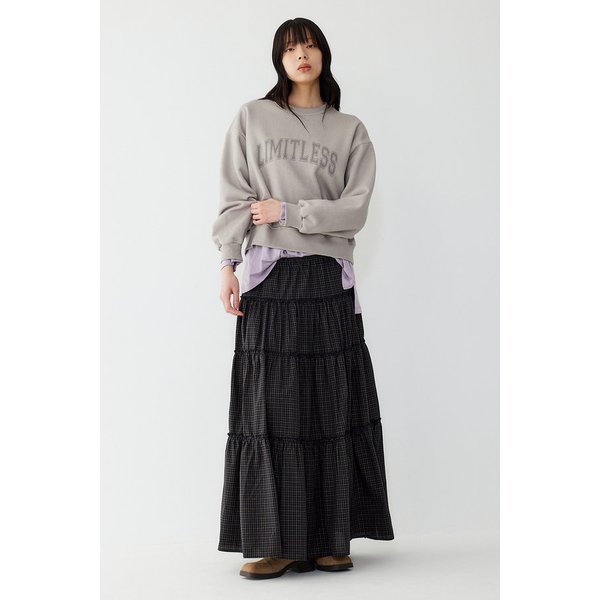 티어드 셔링 볼륨 스커트 9105332121158