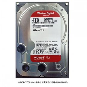 Western Digital WD Red Plus HDD 4TB CMR 3.5 SATA 5400rpm 256MB NAS WD40EFPX-AJP 웨스턴