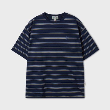 후아유 Surf Bear Multi Stripe T-Shirt WHRSF2521U