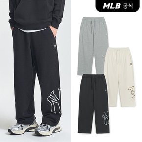 [코리아공식] [MLB] 베이직 메가로고 투웨이 와이드팬츠 (4COLOR)