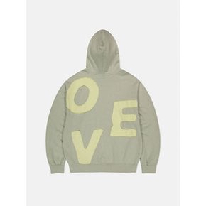 Capital Zip Up Hoodie Light Sage