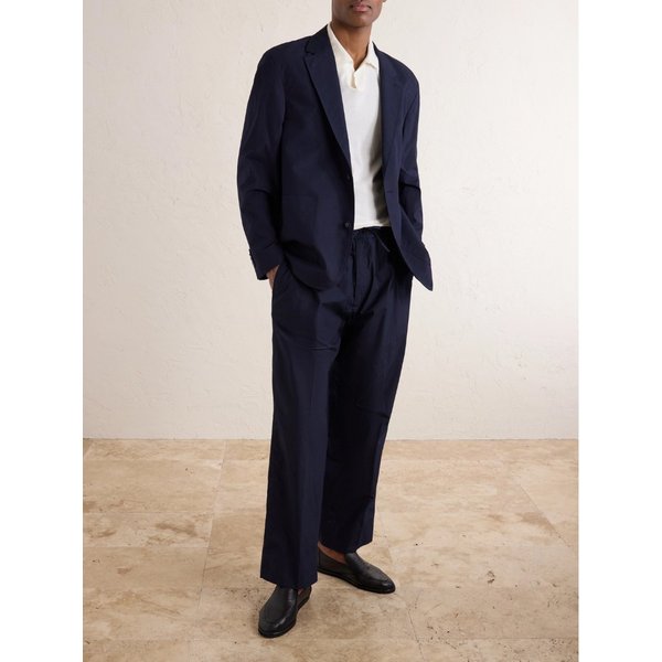 오피시네 제네랄레 닐슨 스트레이트핏 코튼 포플린 드로우스트링 수트 팬츠 46376663163010464