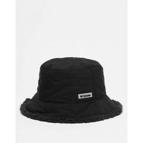 4884422 Columbia Uni Winter Pass reversable sherpa lined bucket hat in black