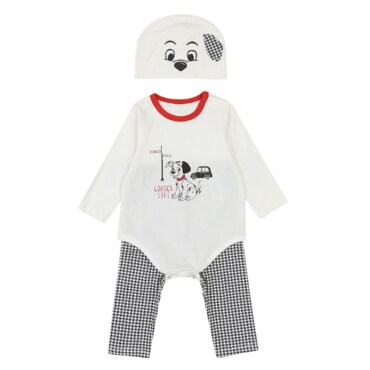 디즈니베이비 [24년 봄 신상 디즈니베이비] 달마시안 바디수트(모자)(O/WHITE)(79R117506)