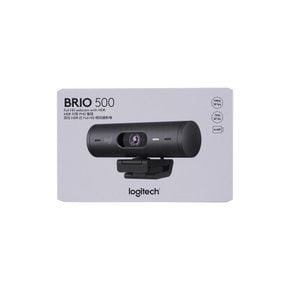 로지텍 웹캠 BRIO 500(블랙)