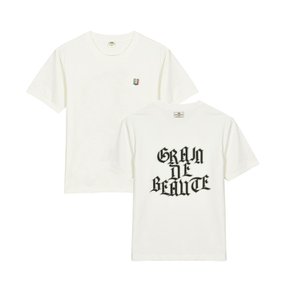 BACK LOGO T-SHIRT 01 [BEIGE]