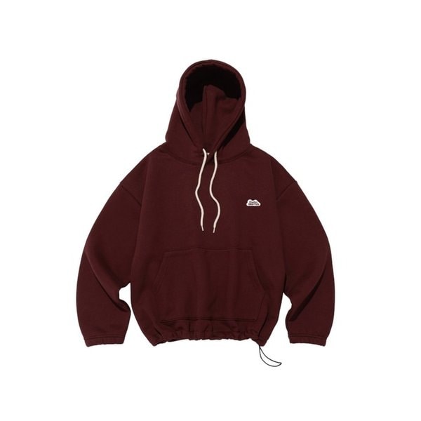 [기모선택] 스몰 드림 로고 스트링 후드 티셔츠 (와인)